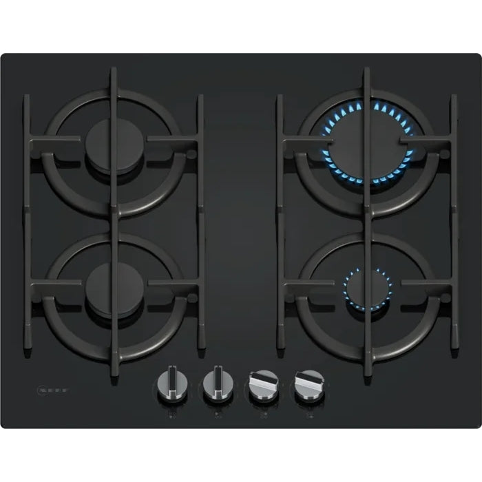 Neff T26PIP4S0 N70 4 Burner Gas Hob - Tempered Glass