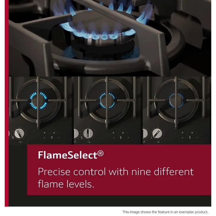 Neff N70 T27CIQ8S0 5 burner 75cm Gas Hob - Black