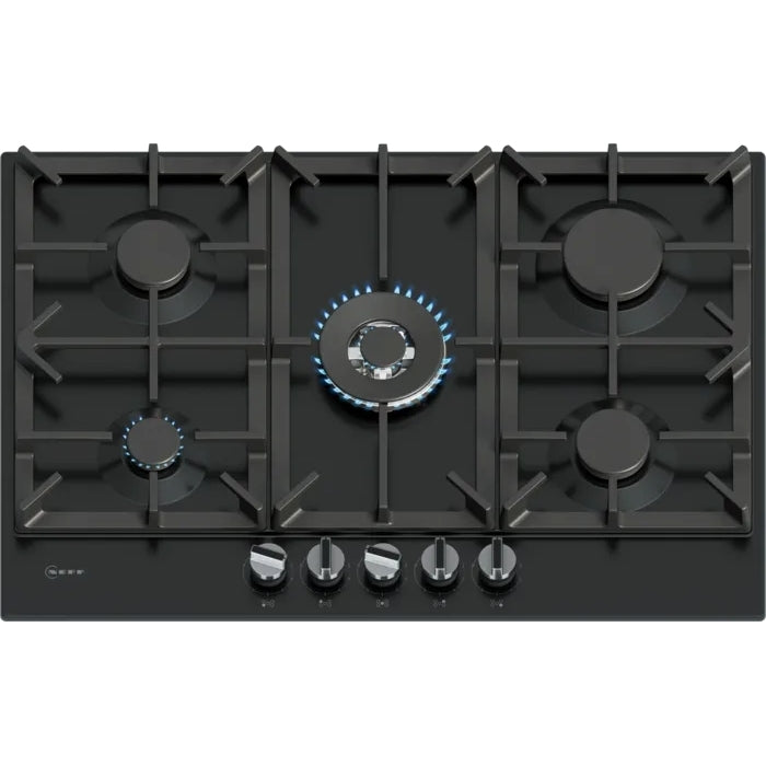 Neff N70 T27CIQ8S0 5 burner 75cm Gas Hob - Black