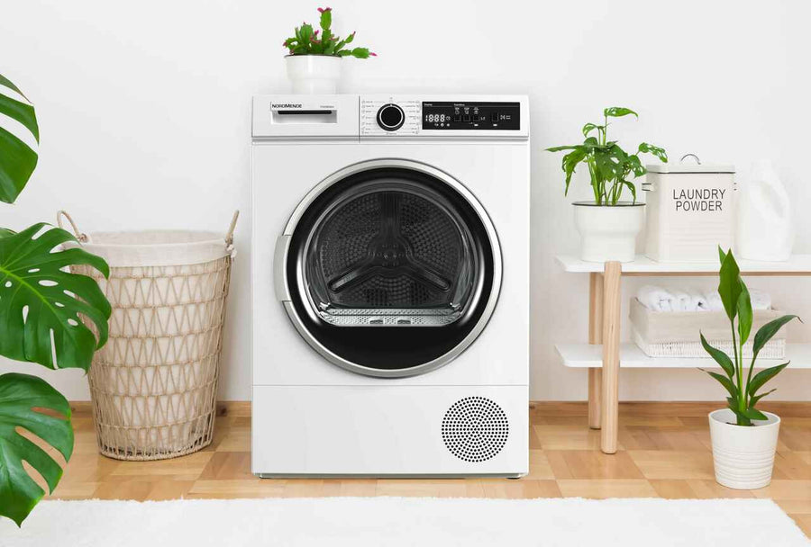 Nordmende TDHP80WH 8kg Heat Pump Tumble Dryer In White - [Free 3-Year Parts & Labour Guarantee]