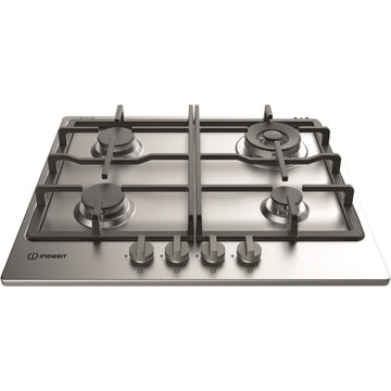 Indesit THP 641 W/IX/I 60cm Gas Hob - Stainless Steel