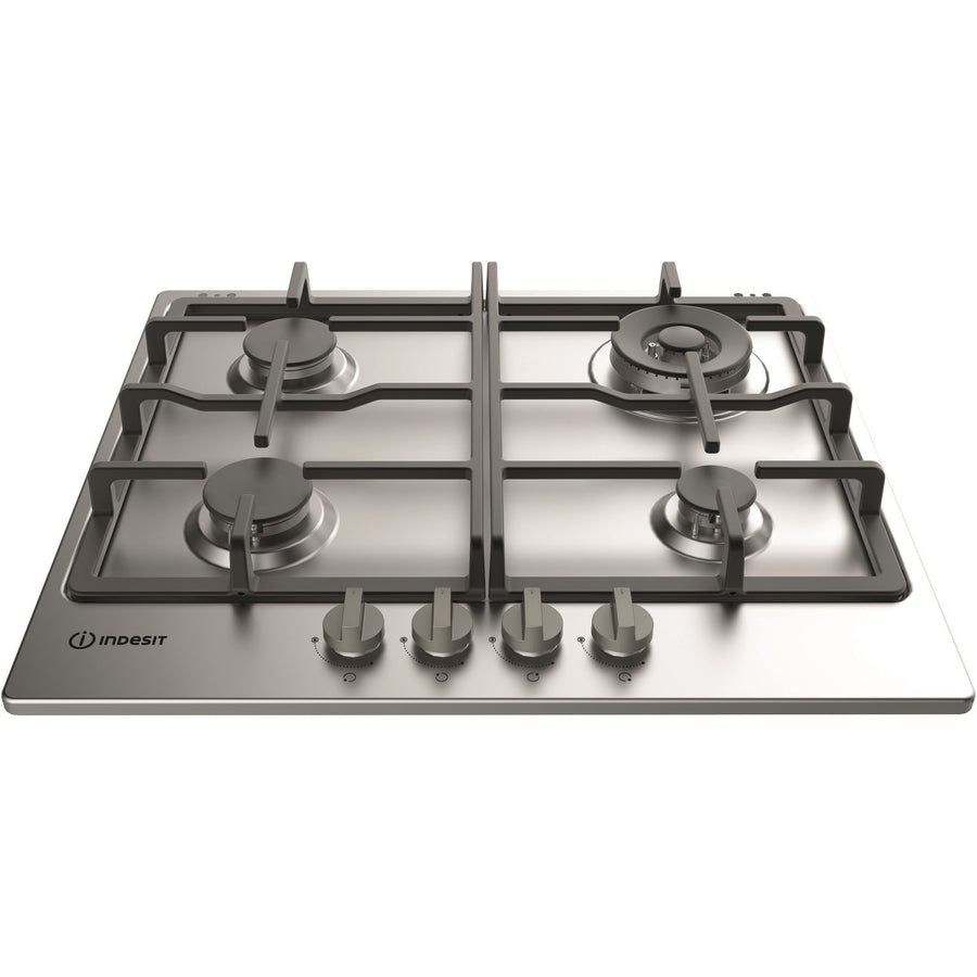 Indesit THP 641 W/IX/I 60cm Gas Hob - Stainless Steel