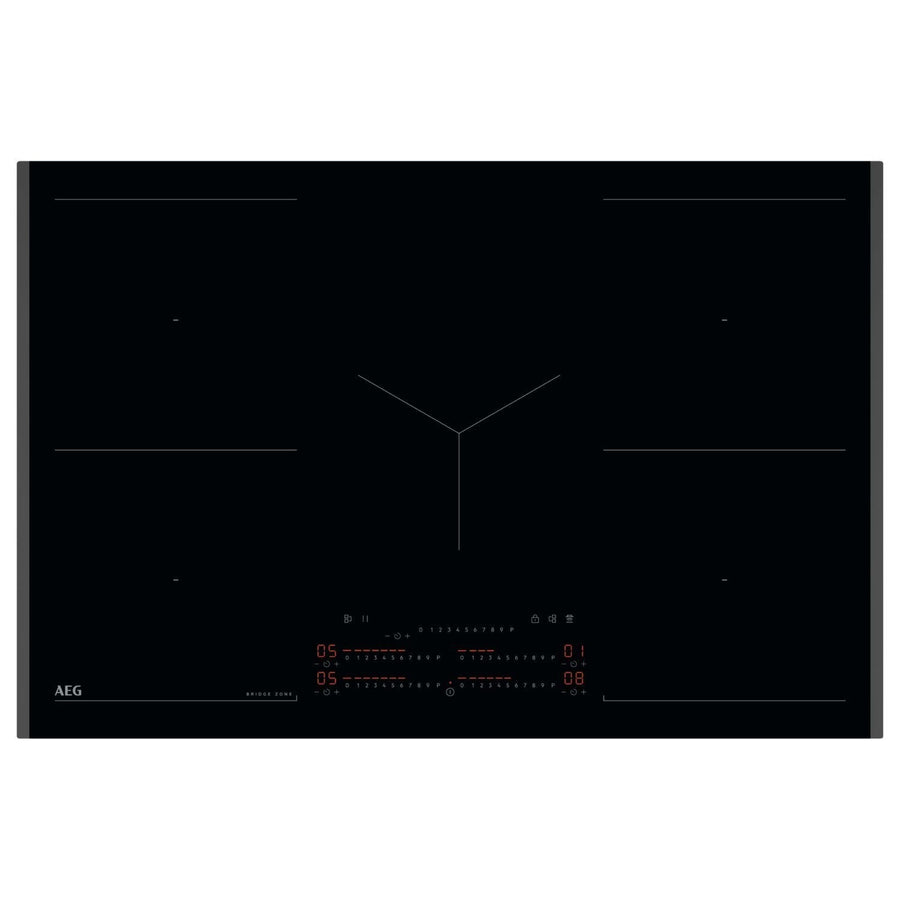 AEG TK85IM00FB 6000 Series 80cm 5 Zone MultiBridge Induction Hob