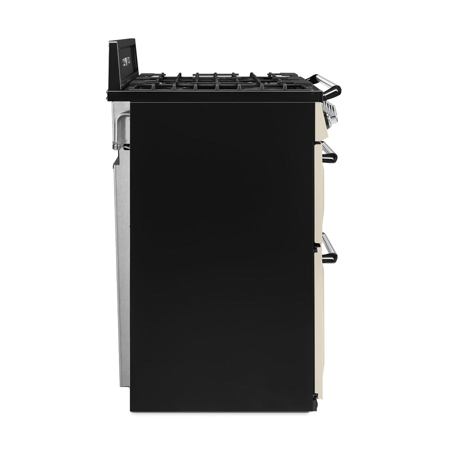 Smeg TR93P 90cm Victoria Dual Fuel Range Cooker - Cream [Free 5-year parts & labour guarantee]