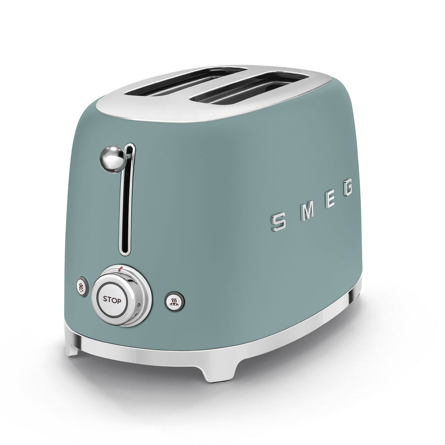 Smeg TSF01EGMUK 50's Retro Style Toaster Matte Emerald Green