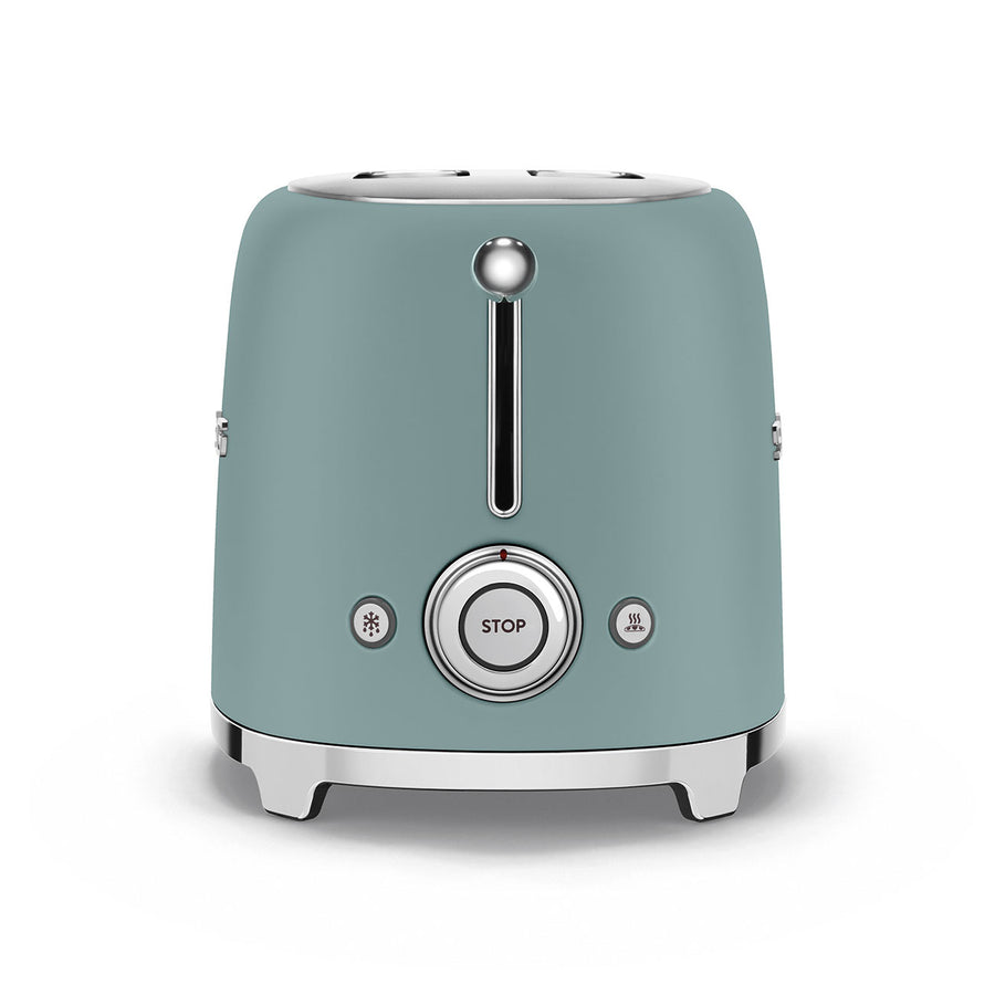 Smeg TSF01EGMUK 50's Retro Style Toaster Matte Emerald Green