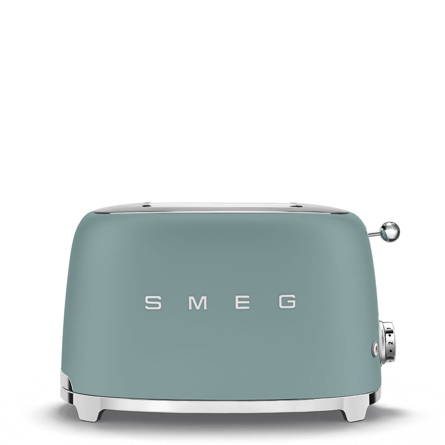 Smeg TSF01EGMUK 50's Retro Style Toaster Matte Emerald Green