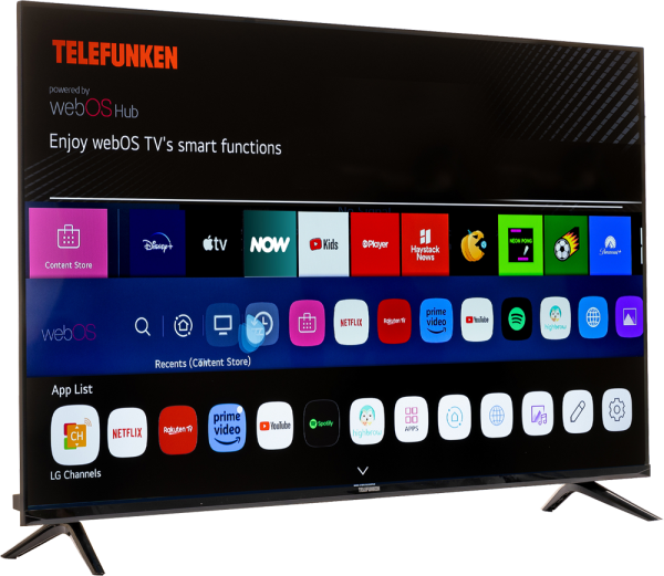 TELEFUNKEN N18 32″ SMART TV UltraSlim Frameless Design HD LED SMART TV with WebOS