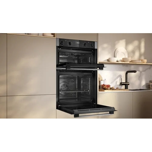 Neff N50 U1ACE2AN3B Built-in Double Oven - Stainless steel