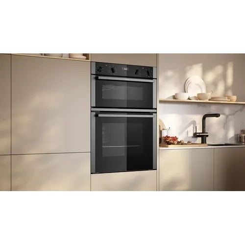 Neff N50 U1ACE2AN3B Built-in Double Oven - Stainless steel