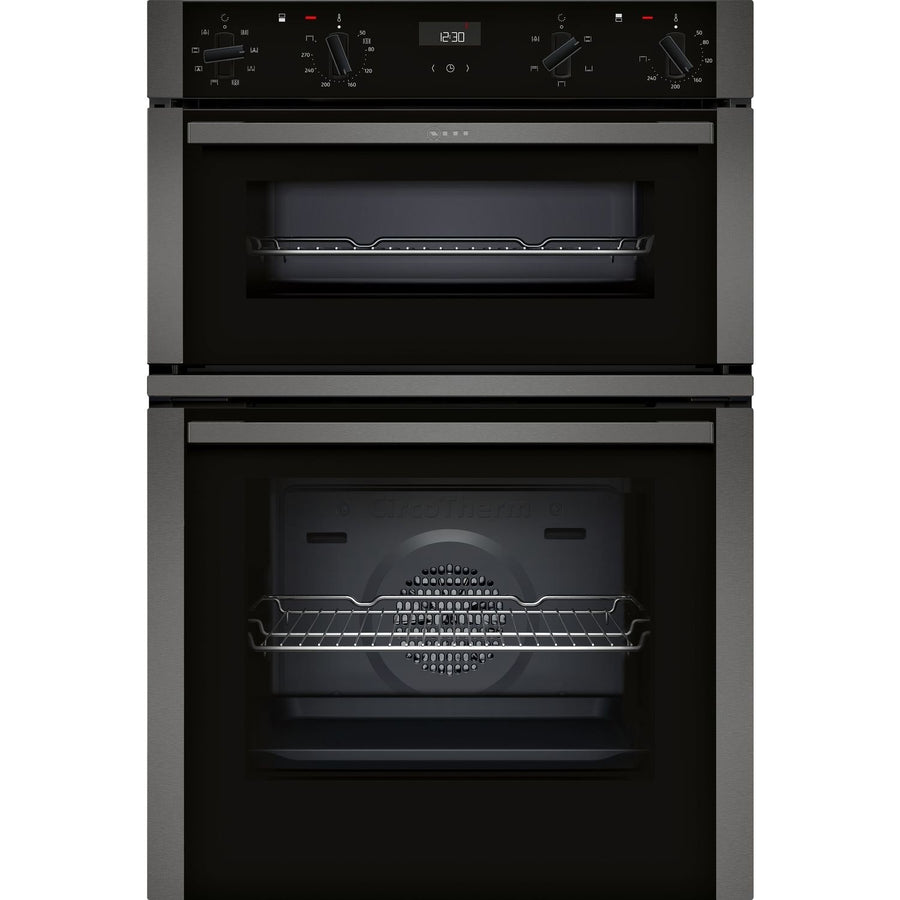 NEFF N50 U1ACE2HG0B Electric CircoTherm® Double Oven - Graphite Grey