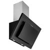 Culina UBLCHH60 60cm Black Glass & Stainless Steel Angled Hood