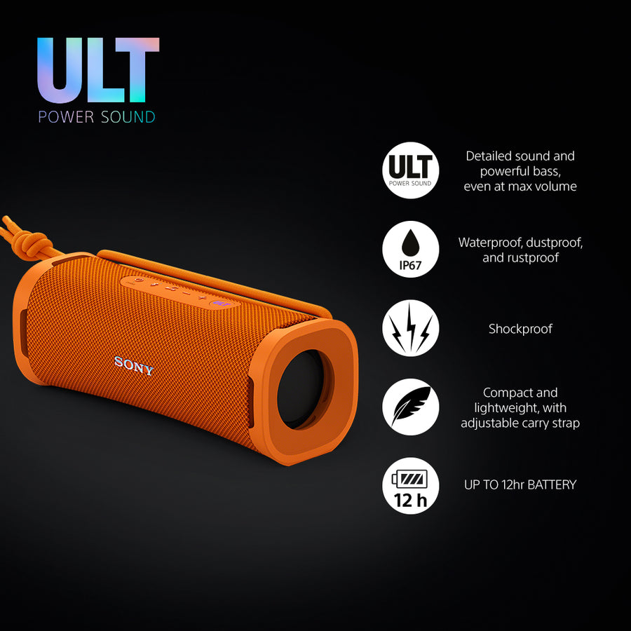 SONY ULT Field 1 Power Sound Portable Speaker - Orange [SRSULT10D.CE7]