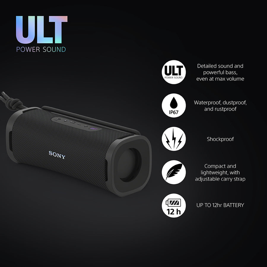 SONY ULT Field 1 Portable Speaker - Black [SRSULT10B.CE7]