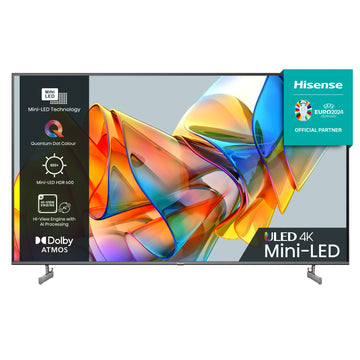Hisense 65U6KQTUK 65'' Mini LED 4K UHD Smart TV