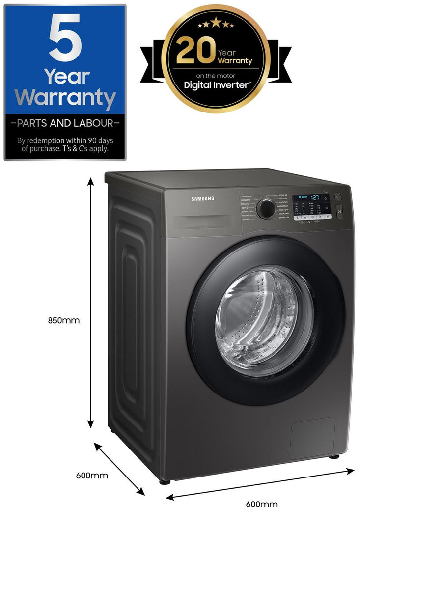 Samsung Series 5 WW11BGA046AXEU 11kg SpaceMax™ Washing machine - Graphite [Free 5-year parts & labour guarantee]