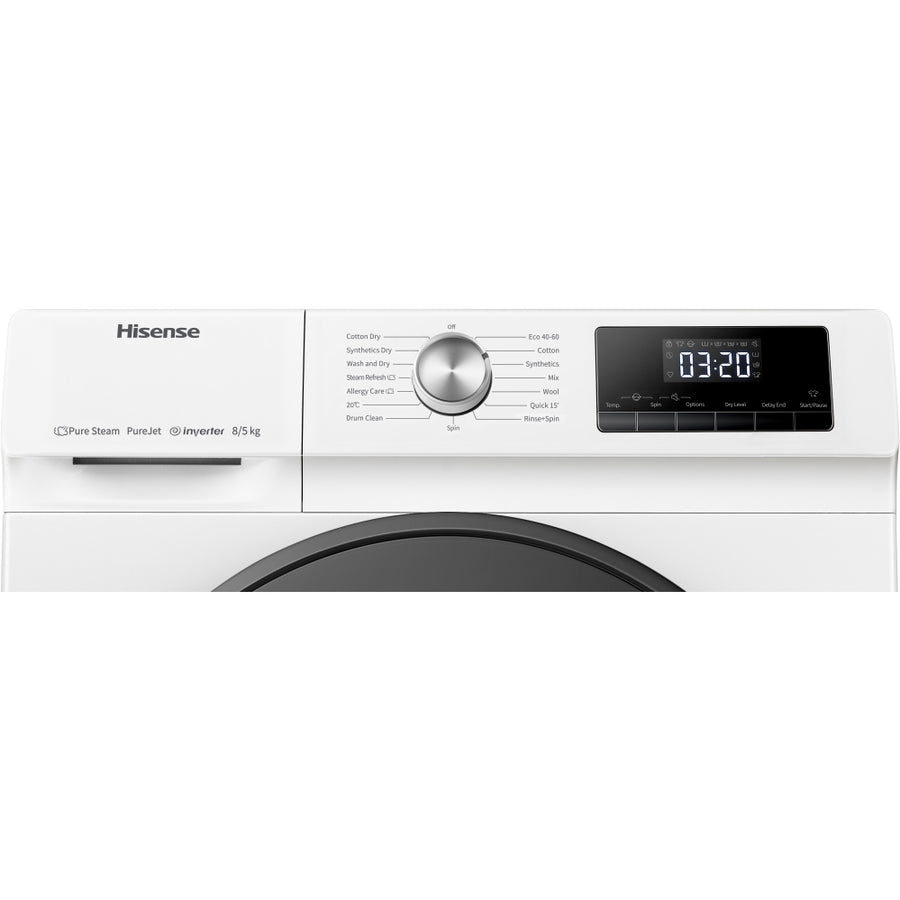 Hisense WDQA8014EVJM 8kg/5kg 1400rpm Washer dryer - White