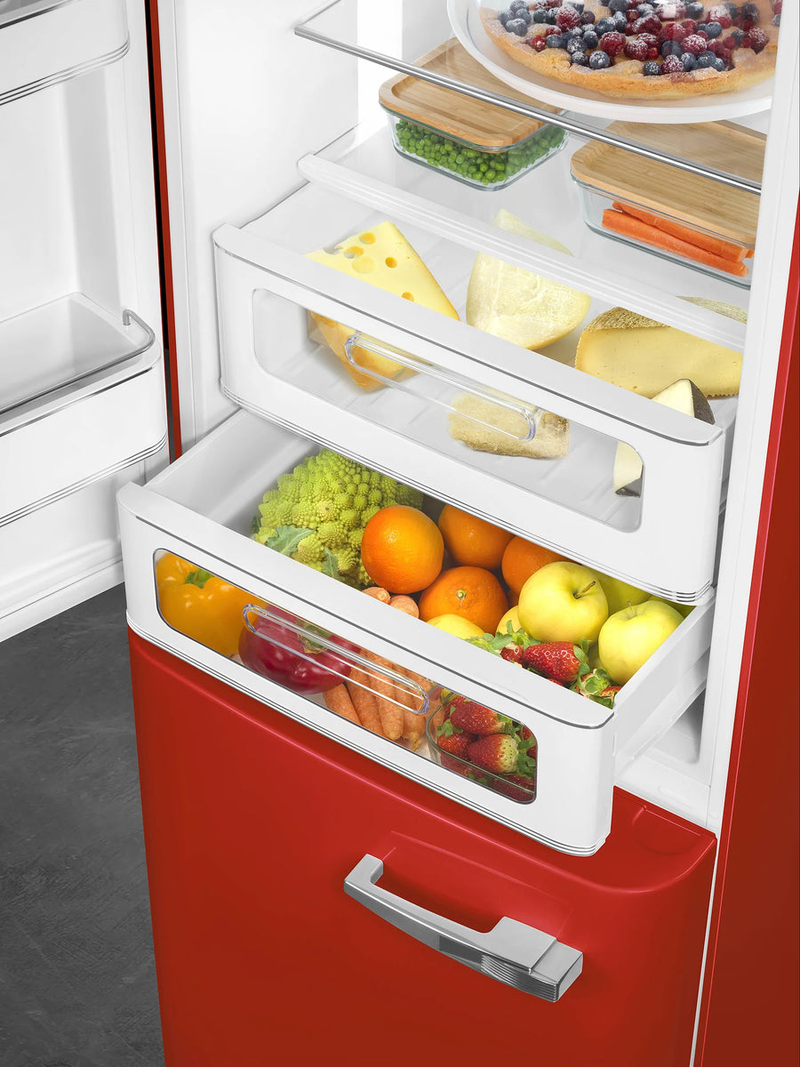 FAB32LRD5UK Retro red fridge freezer red