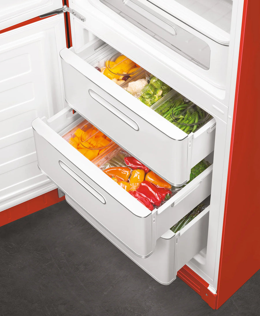 FAB32LRD5UK Retro red fridge freezer red