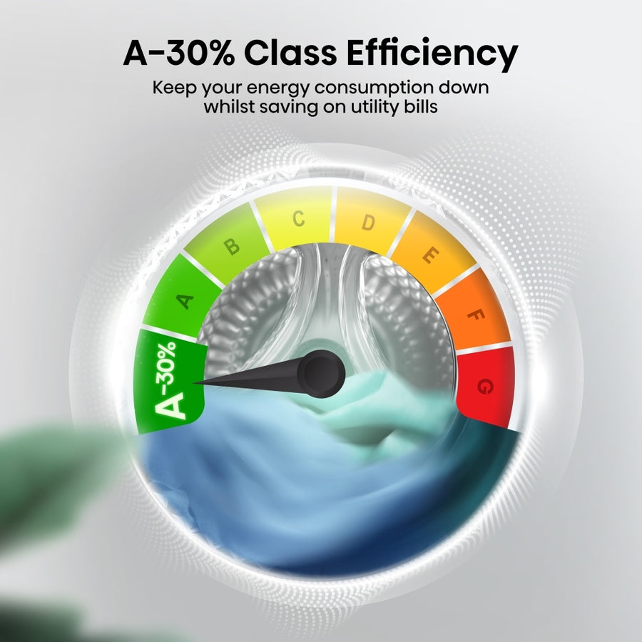 Hisense WF3S904BB3 3S series 9kg 1400rpm washing machine - Black