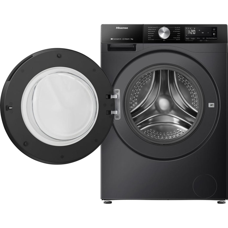 Hisense WF3S904BB3 3S series 9kg 1400rpm washing machine - Black