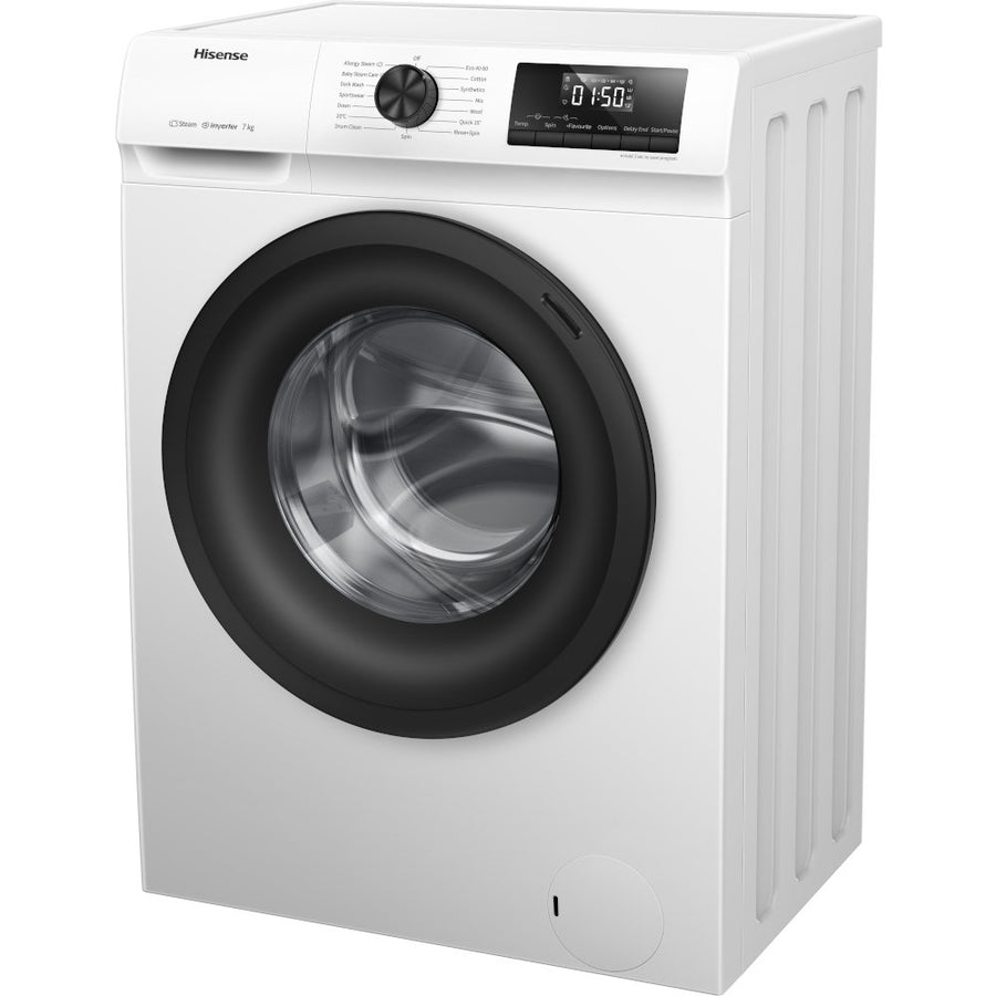Hisense WFQP7012EVM 7kg 1200rpm Washing Machine - White