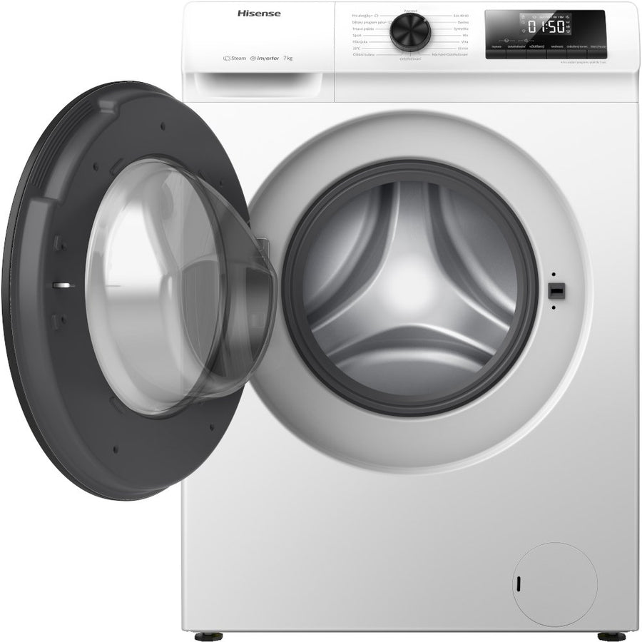 Hisense WFQP7012EVM 7kg 1200rpm Washing Machine - White