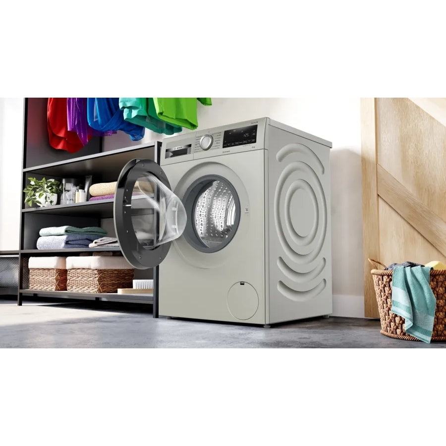 Bosch WGG254ZSGB Series 6 10kg 1400rpm washing machine - Silver Inox [Free 5-year guarantee] LAST ONE
