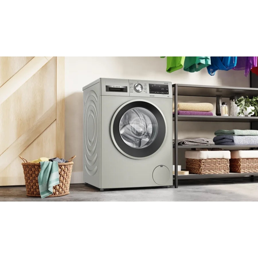 Bosch WGG254ZSGB Series 6 10kg 1400rpm washing machine - Silver Inox [Free 5-year guarantee] LAST ONE