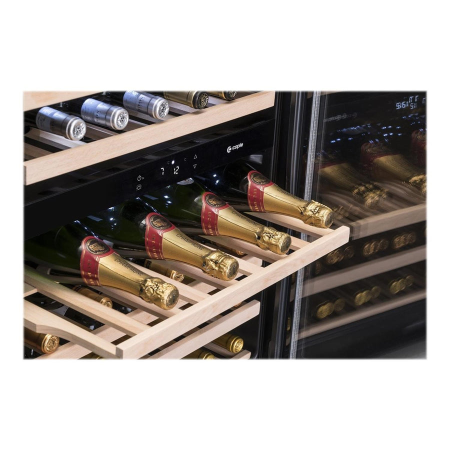 Caple WI6142 60cm Built-In Undercounter Single Zone Wine Cooler - Stainless steel
