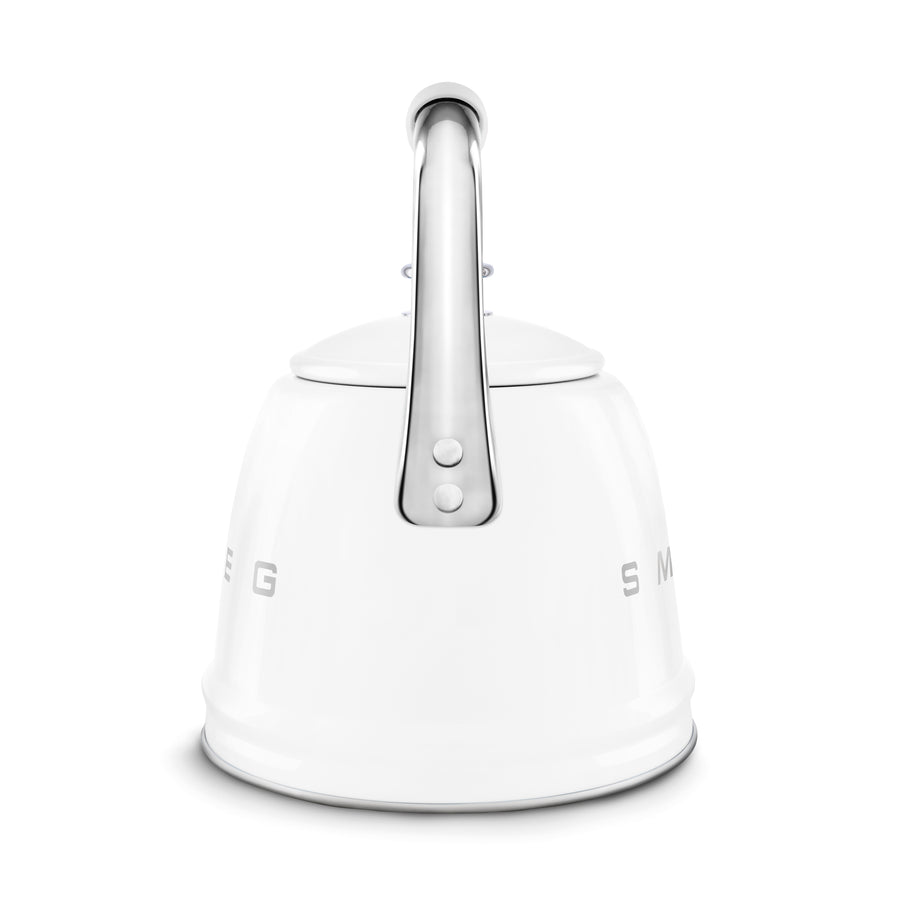 Smeg WKF01WH Retro Style Whistling Kettle - White