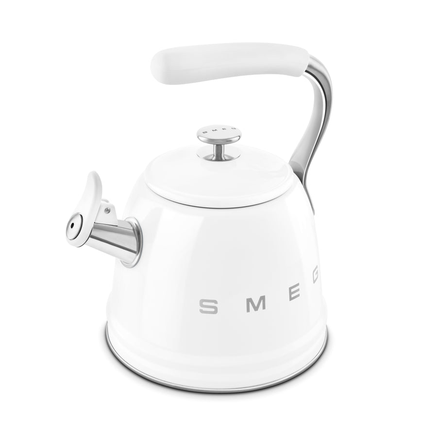 Smeg WKF01WH Retro Style Whistling Kettle - White