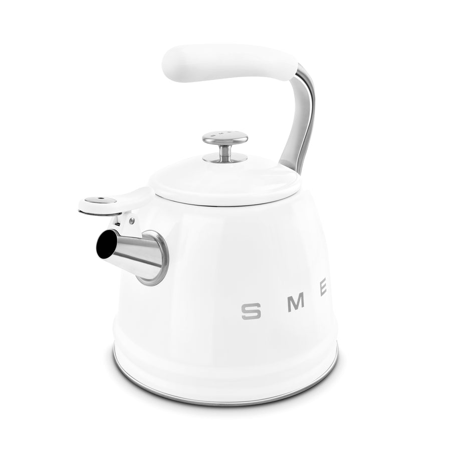 Smeg WKF01WH Retro Style Whistling Kettle - White