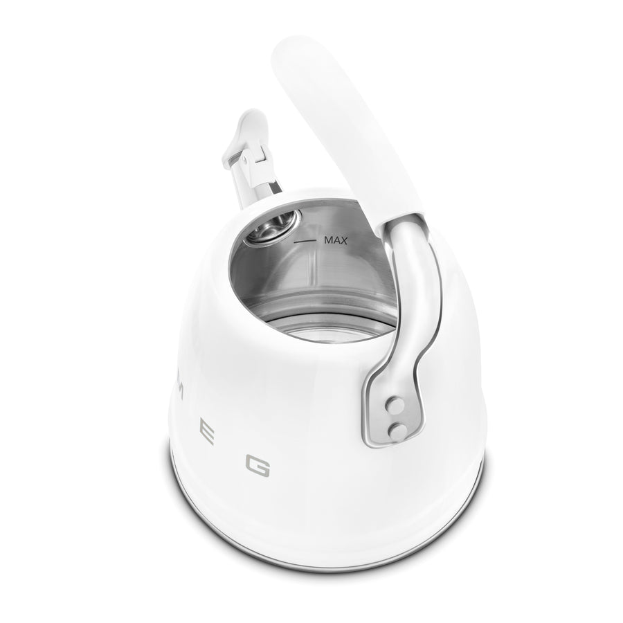 Smeg WKF01WH Retro Style Whistling Kettle - White