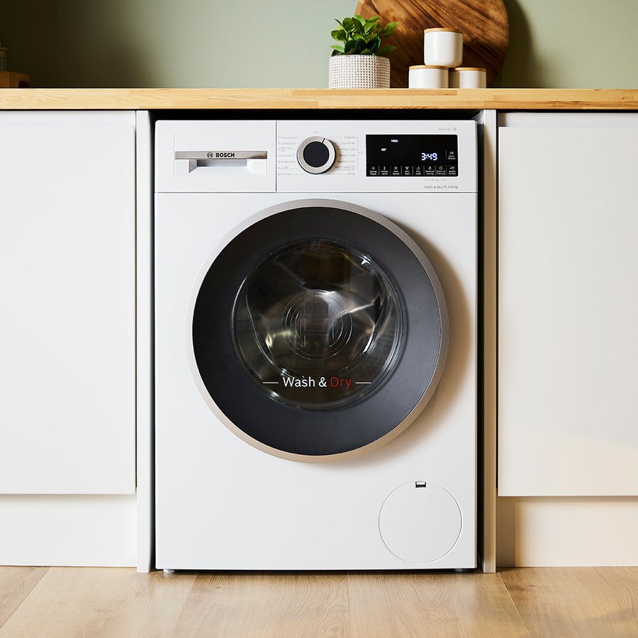 Bosch WNG25401GB  Series 6 10.5/6kg 1400rpm Washer Dryer - White [Free 5-year parts & labour guarantee]