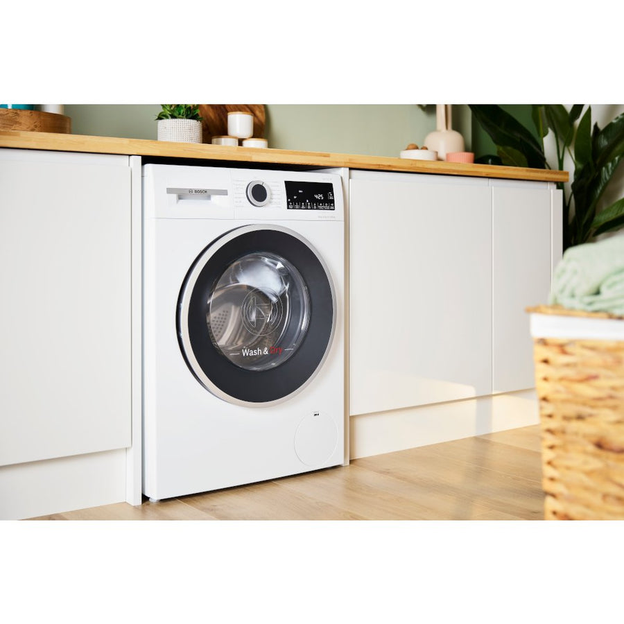 Bosch WNG25401GB  Series 6 10.5/6kg 1400rpm Washer Dryer - White [Free 5-year parts & labour guarantee]