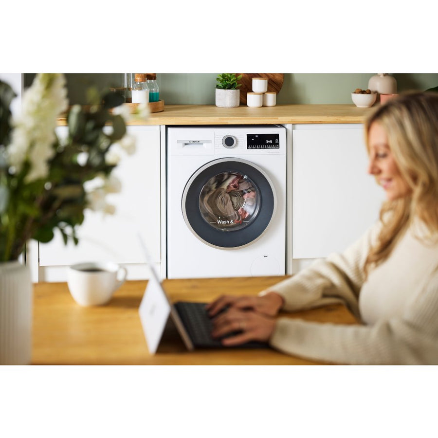 Bosch WNG25401GB  Series 6 10.5/6kg 1400rpm Washer Dryer - White [Free 5-year parts & labour guarantee]