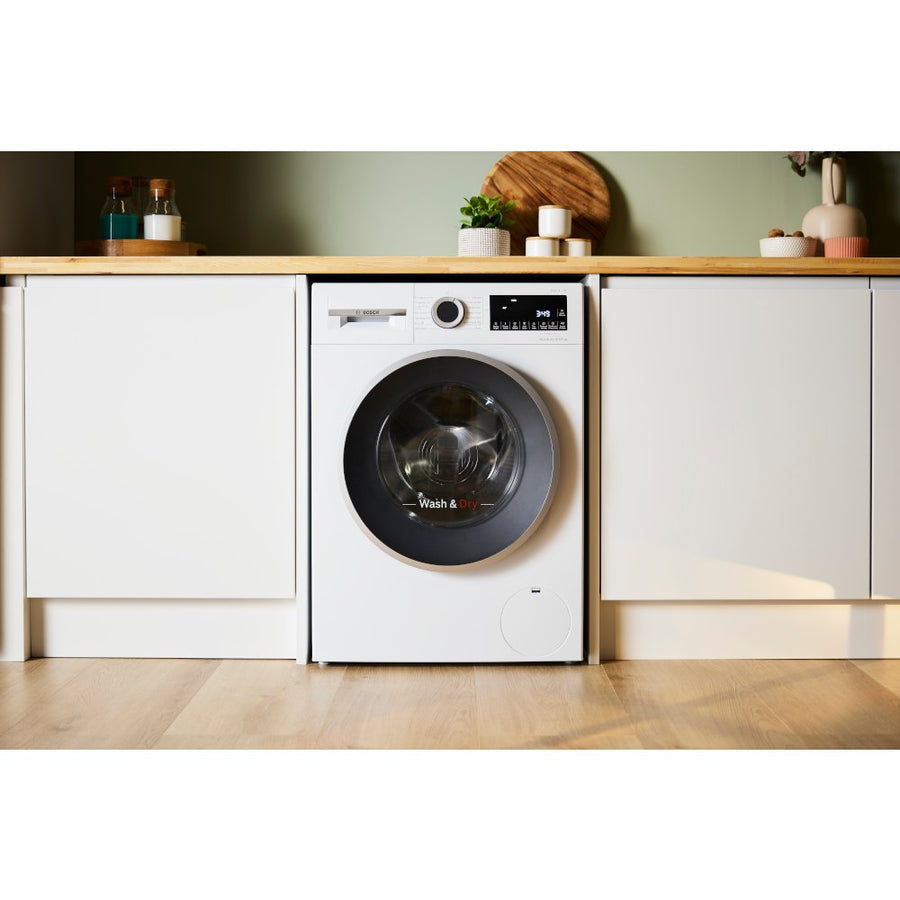 Bosch WNG25401GB  Series 6 10.5/6kg 1400rpm Washer Dryer - White [Free 5-year parts & labour guarantee]