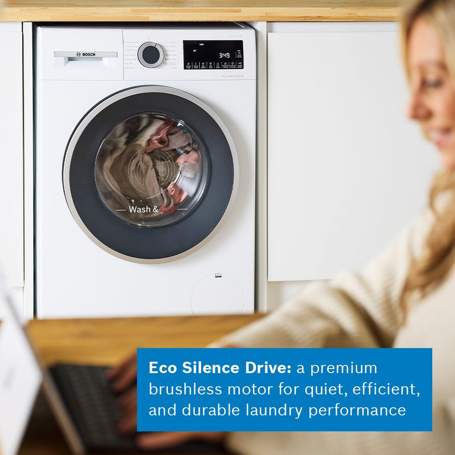 Bosch WNG25401GB  Series 6 10.5/6kg 1400rpm Washer Dryer - White [Free 5-year parts & labour guarantee]