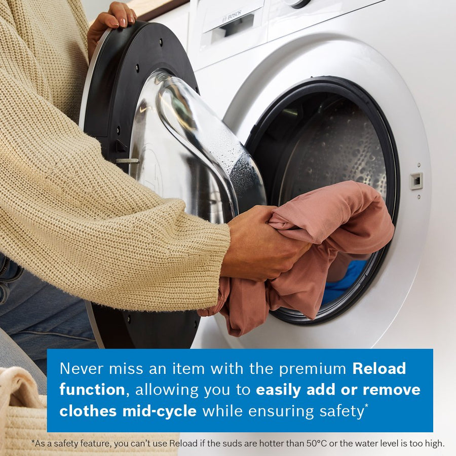 Bosch WNG25401GB  Series 6 10.5/6kg 1400rpm Washer Dryer - White [Free 5-year parts & labour guarantee]