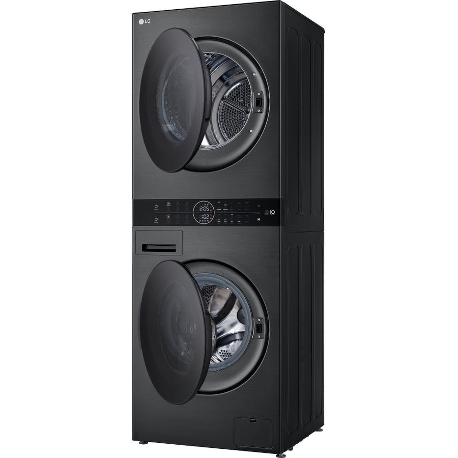LG WT1210BBTN1 12kg/10kg 1400rpm Wash Tower - Black [Free 5-year parts & labour guarantee]