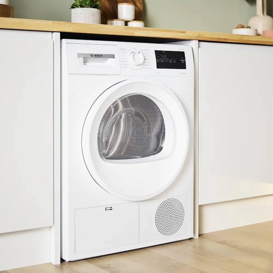Bosch Series 4 WTH85225GB 8kg Heat Pump Tumble Dryer - White [Free 5-year parts & labour guarantee]
