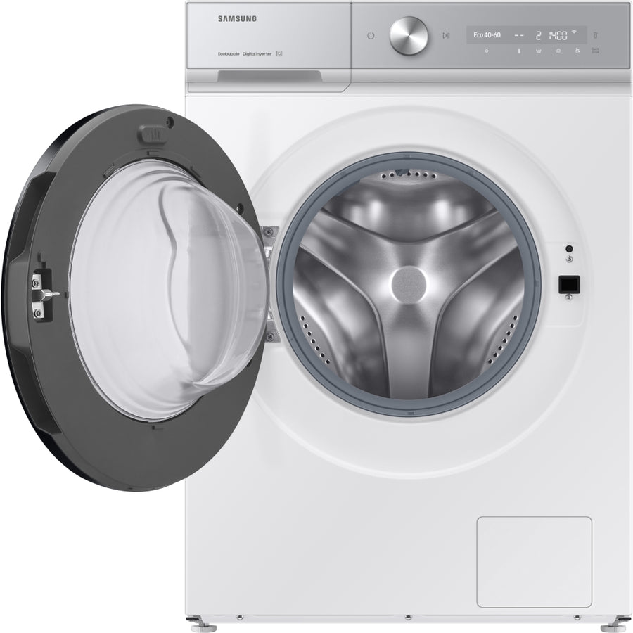 Samsung WW90DB8U95GHU1 Series 8 AI 9kg 1400rpm Washing Machine - White [Free 5-year parts & labour guarantee]
