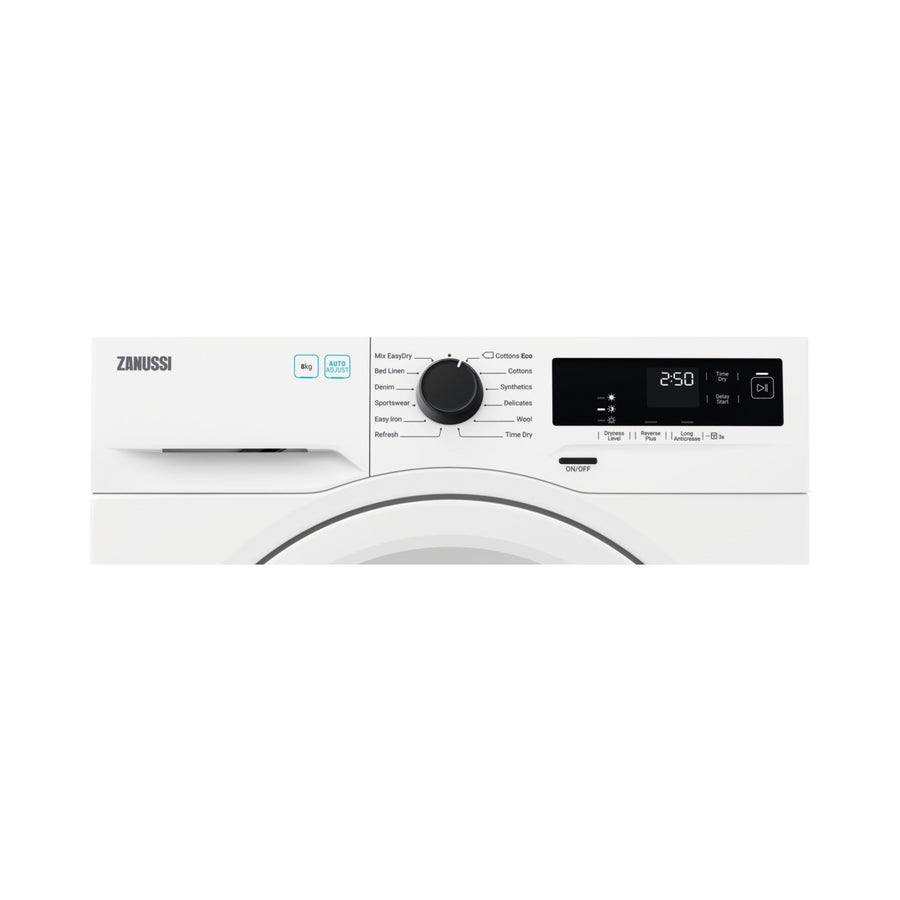 Zanussi ZDH87A2PW 8kg Heat Pump Tumble Dryer