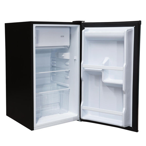 SIA LFIBL 48cm Undercounter Fridge with Icebox - Black