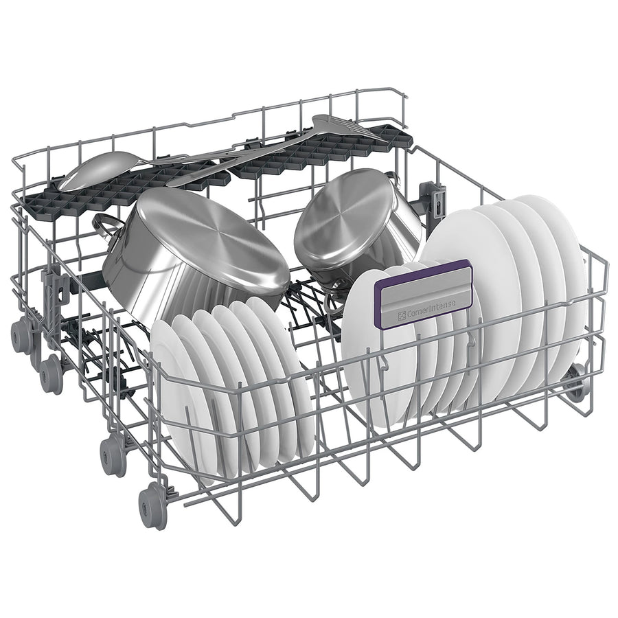 Beko BDIN38640F CornerIntense 16-place Integrated Dishwasher [top cutlery rack]