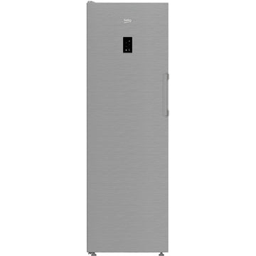 Beko FNP4686PS Frost Free Upright Freezer - Stainless Steel