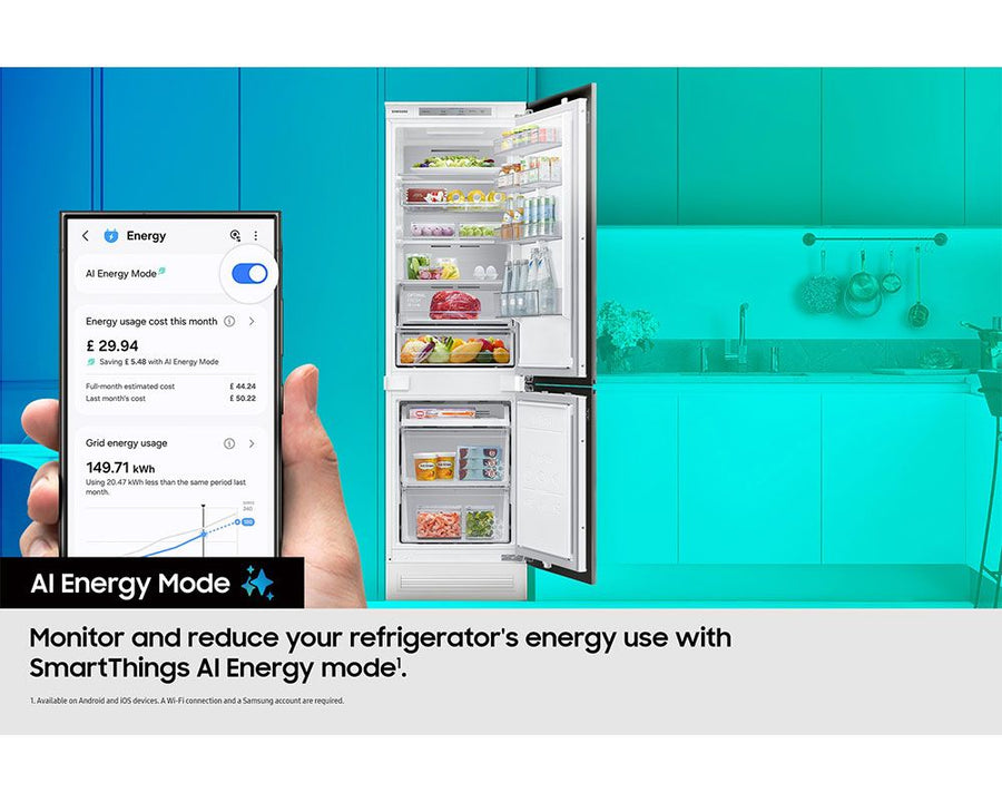 Samsung BRB80F26ADS0EU Series 7 SpaceMax™ 70/30 Fridge freezer [sliding hinge]