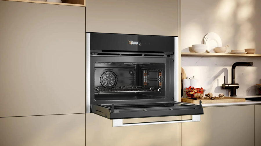 Neff N70 C24MR21N0B Built-in Compact Oven & Microwave - Stainless Steel [£100 cashback]