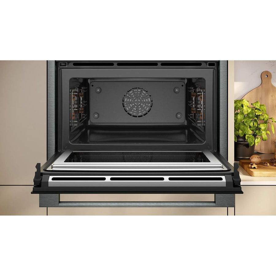 Neff N90 C24MS31G0B built-in compact oven & microwave - Graphite Grey [catalytic liners]